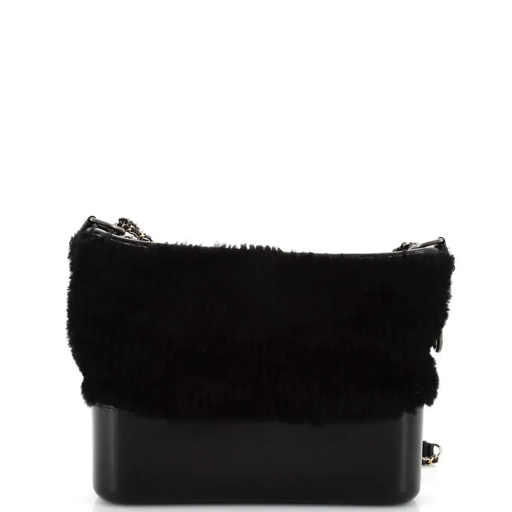 Chanel Gabrielle Hobo Shearling And #149561C19B - Picture 4 of 9